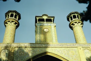 گلدسته‌ها و ساعت مسجد سپهسالار