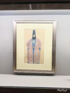 نقاشی آبرنگ شمایل منسوب به امیرکبیر
