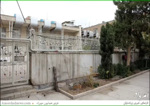 دیوار مشترک میان آتشکده‌ی تهران و تالار خسروی