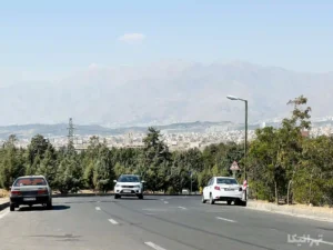 منظره شهر تهران از پارک سرخه حصار