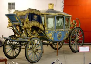 کالسکه محمدرضاشاه موزه خودروهای تاریخی