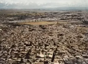 تصویر هوایی از میدان مشق