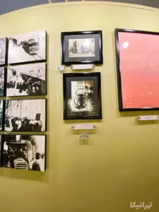 قاب عکس‌های قدیمی بر روی دیوارهای موزه سینما