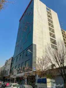 نمای طبقات ساختمان پاساژ بهارستان خیابان ملت