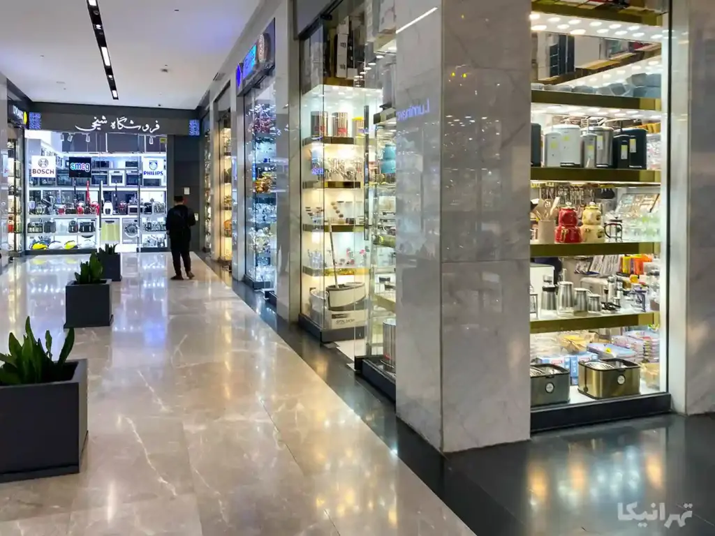 مردی در حال تردد در پاساژ پرنسای شوش